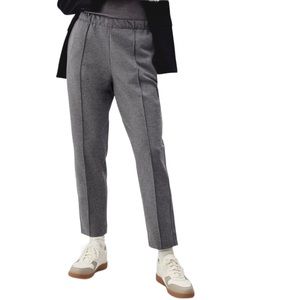 NEW EVERLANE The Dream Pant in Heather Grey Pull On Ankle Slacks Size Large